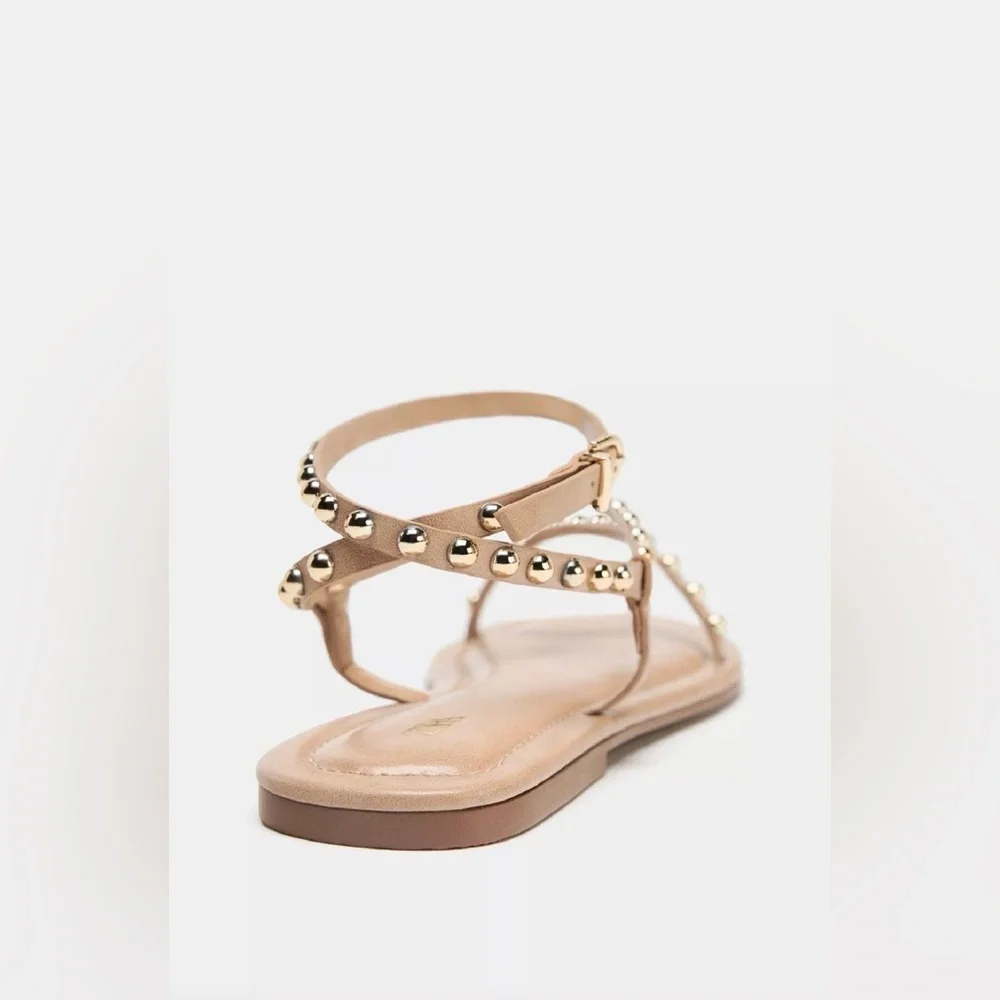 ZARA Metallic Bead Strap Sandal - Picture 5 of 5